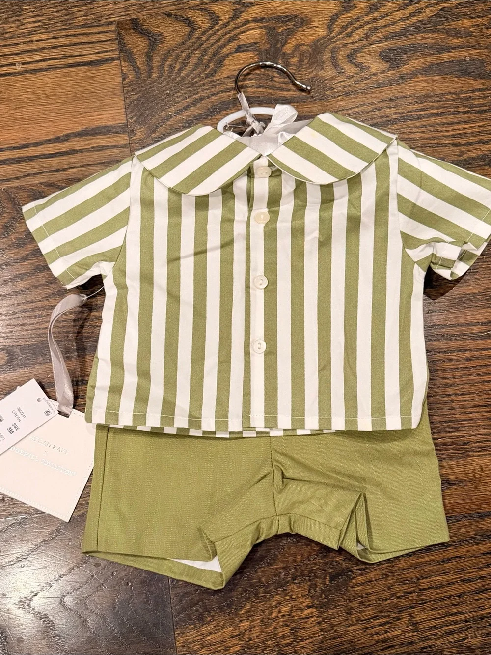 Edgehill Collection -Megan Karp Peter Pan style shirt and short set